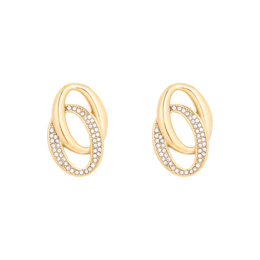 Interlocking Hoop Earrings