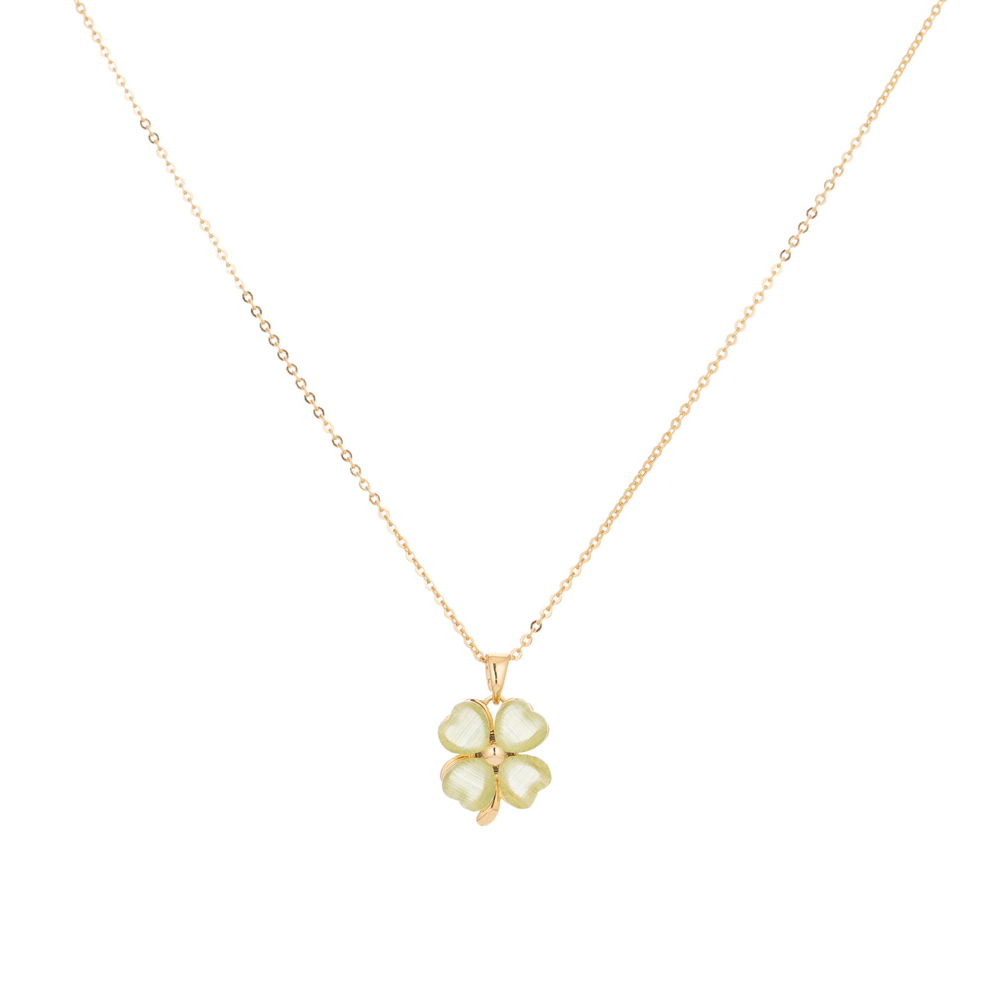 Good Fortune Four-leaf Clover Necklace