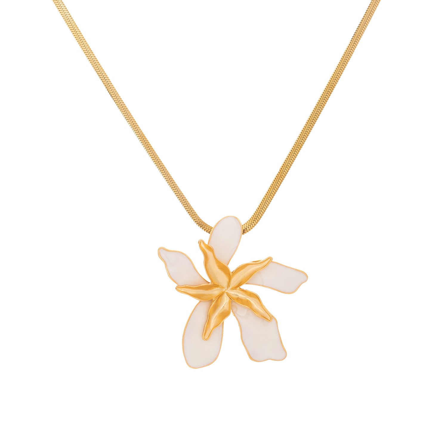 Magnolia Flower Necklace